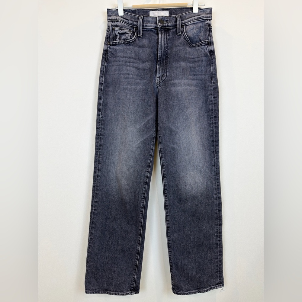 MOTHER Women's Straight Leg Jeans - Dark Gray